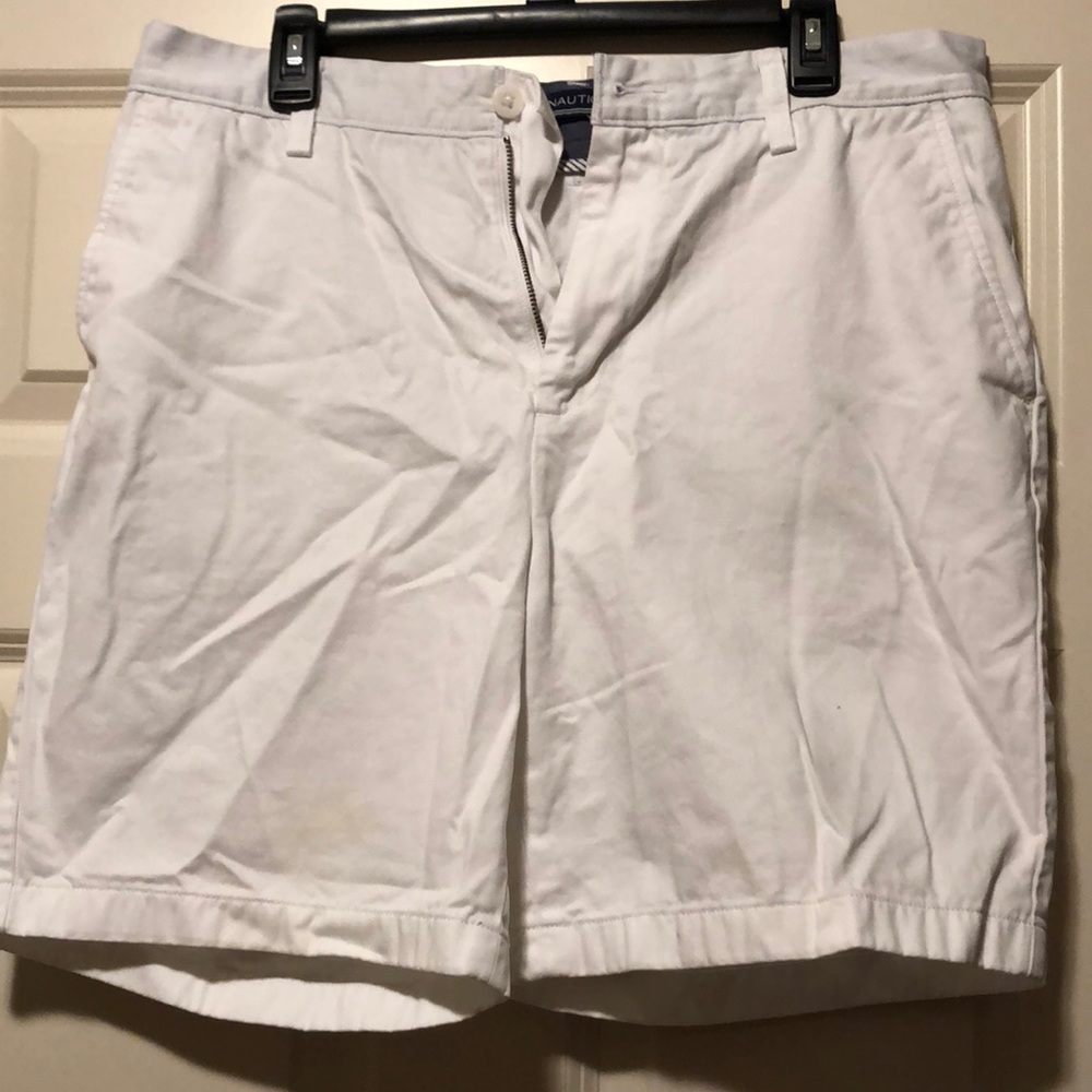 Nautical men’s dress shorts - cream